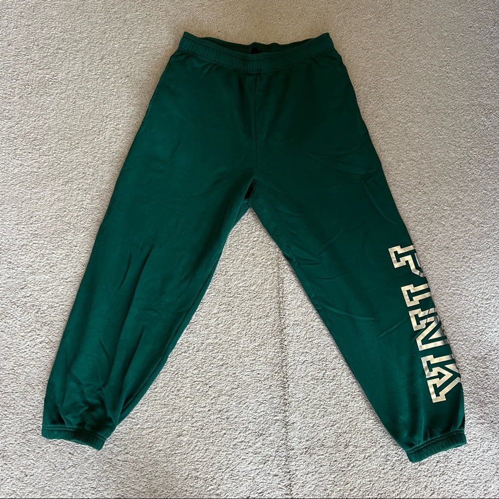 PINK Fleece Baggy Campus Sweatpant